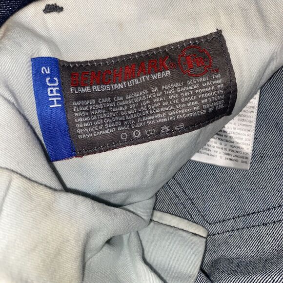Benchmark Flame Resistant Jeans HRC2 Men’s Work Pants Size 46x35 - Picture 2 of 6